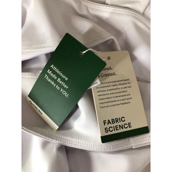 Halara Flex Work Pants High Waisted Pocket Slight Flare White NWT Medium Petite - Picture 9 of 10